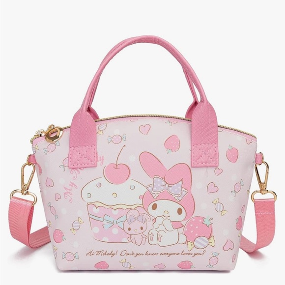 Hello Kitty Handbags - Hello My Melody Bag Anime Kitty Tote Bag Kitty Satchel Bag Kuromibag